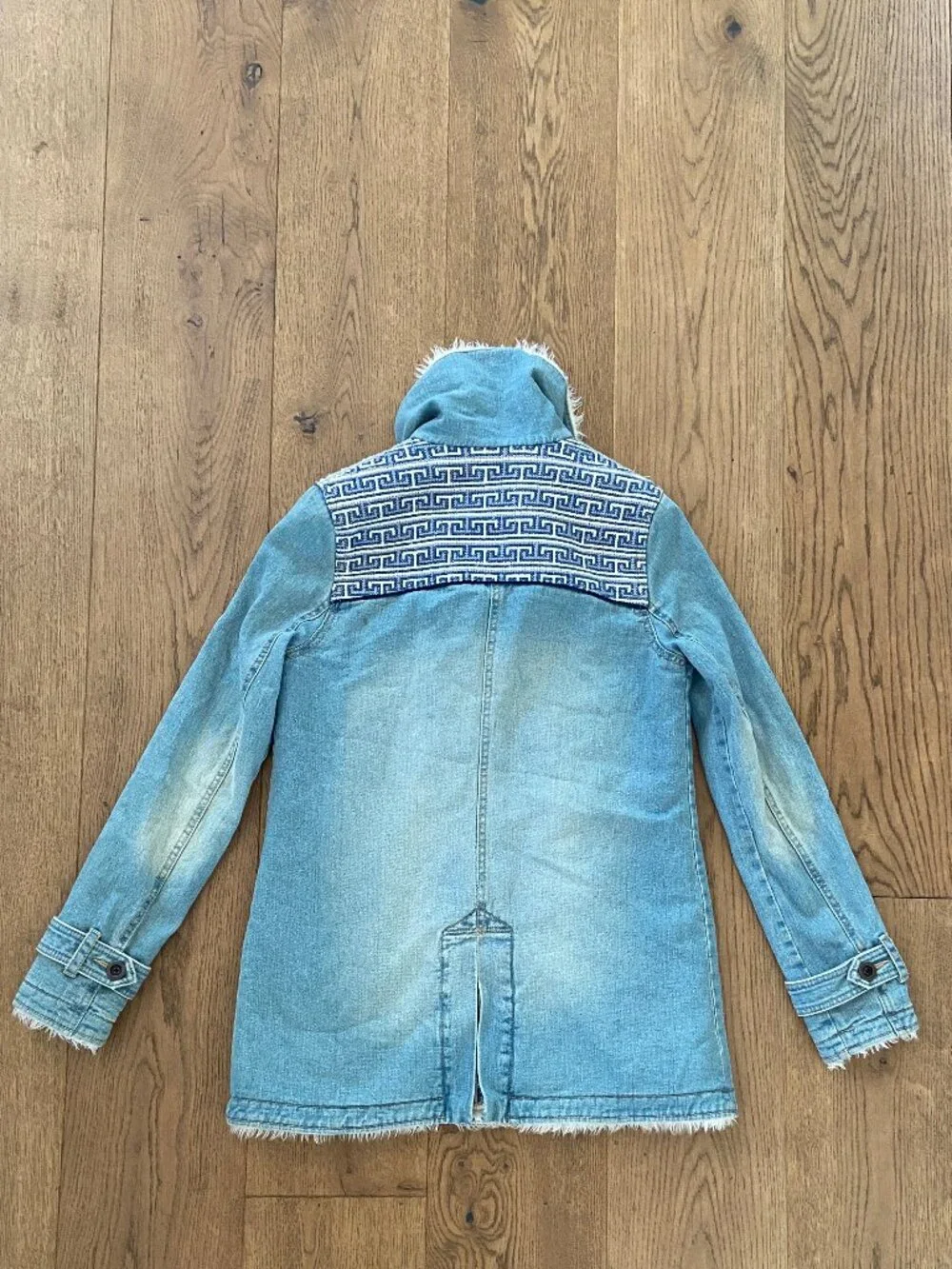 Free People Denim and Sherpa Jacket - Picture 12 of 16